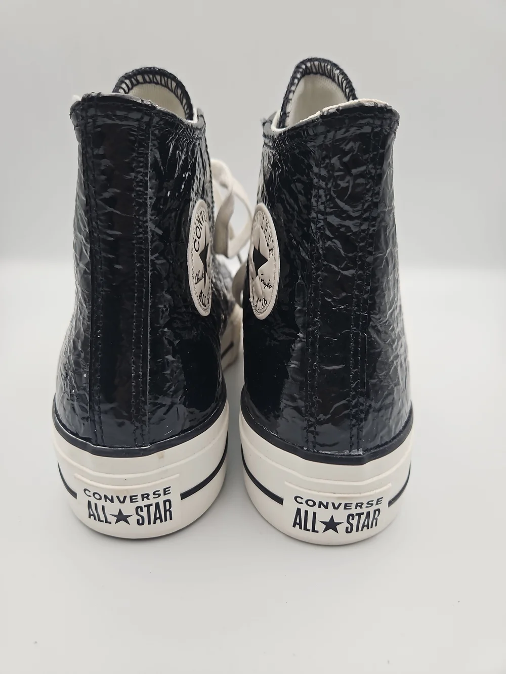 Converse Black High-Top Platform Sneakers
